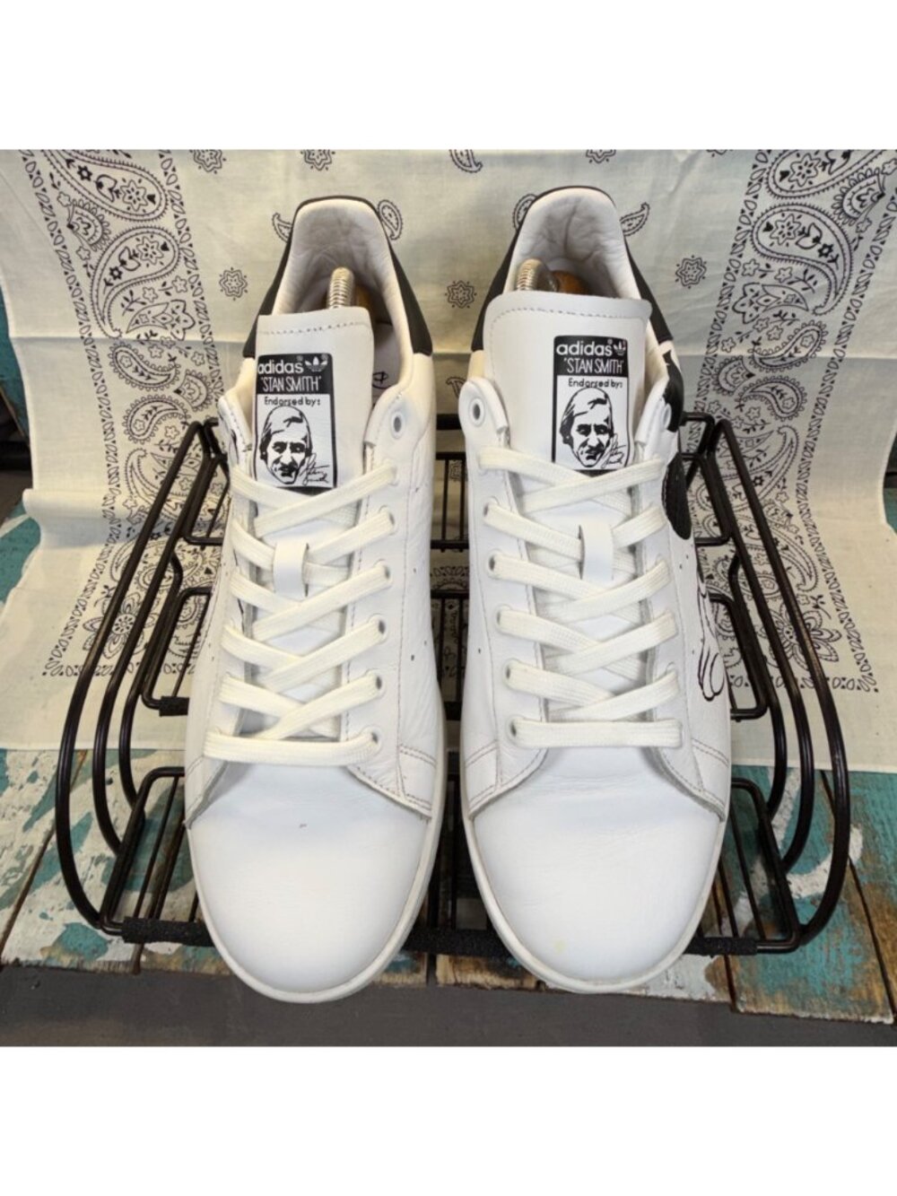 Adidas x Disney Stan Smith Mickey Mouse White Trainers FW2895 Mens Size 12 - Picture 11 of 11